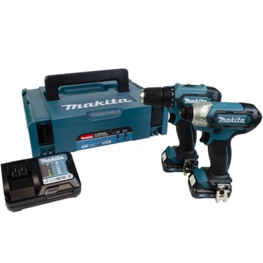 Makita CLX224AJ 10.8v 2 Piece Kit DP333D Drill Driver & TD110D Impact Driver